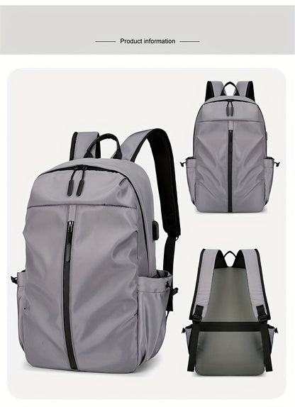 TMOOS Lightweight Large Capacity Backpack - Heavy-Duty Oxford Fabric Travel, Gym, Hiking, Laptop Backpack with Multiple Compartments, Padded Shoulder Straps - Convertible Crossbody Bag for Men, Women, Students, Professionals