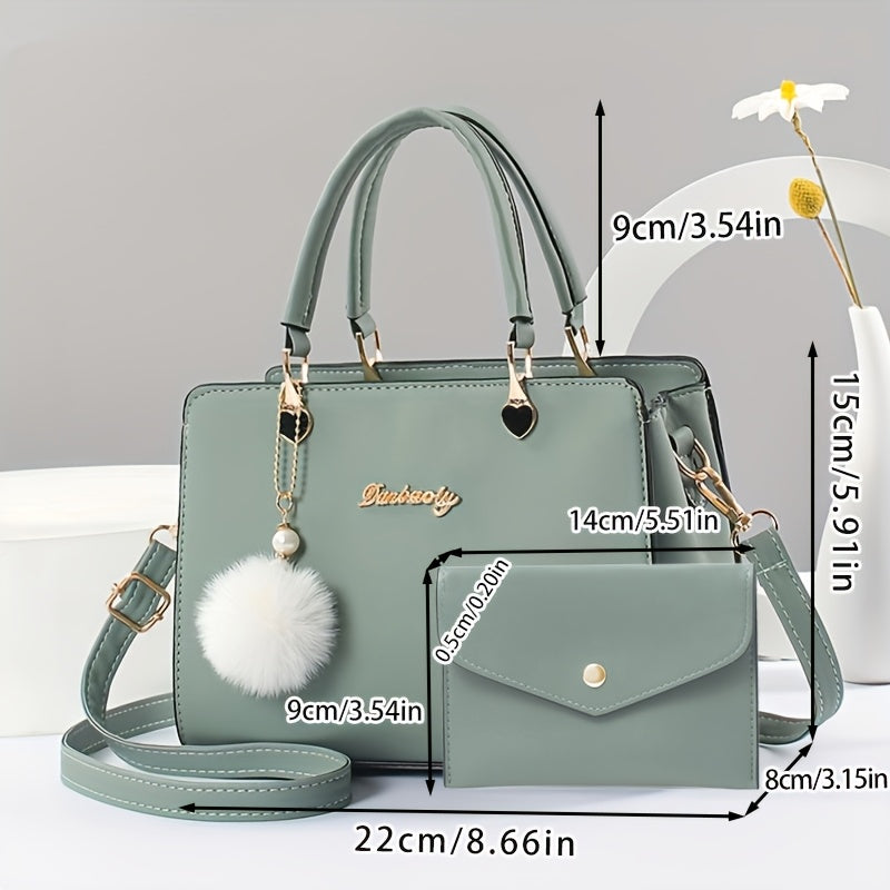 Premium Women's Bag New Fashionable Handbag Set Versatile Shoulder Crossbody Gift for Thanksgiving