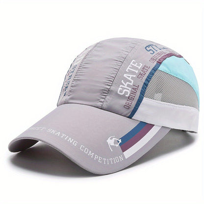 Summer Baseball Cap for Outdoor Sun Protection, Breathable And Quick-Drying, Suitable for Both Men And Women, Ideal for Sports, Travel, And Hiking, with a Thin Design.