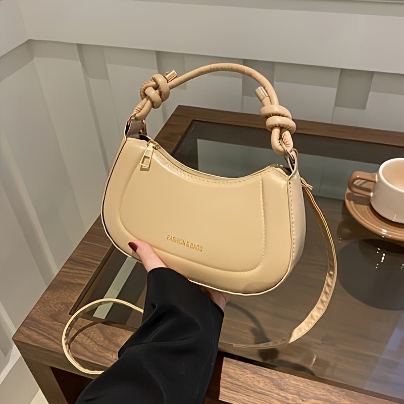 Fashion Solid Color Mini Crossbody Bag for Girls - Durable, Lightweight with Adjustable Shoulder Strap, Zipper Closure - Perfect for Daily Commute and Party Use, Ideal Gift for Friends, Family, and Special Occasions, Daily Co