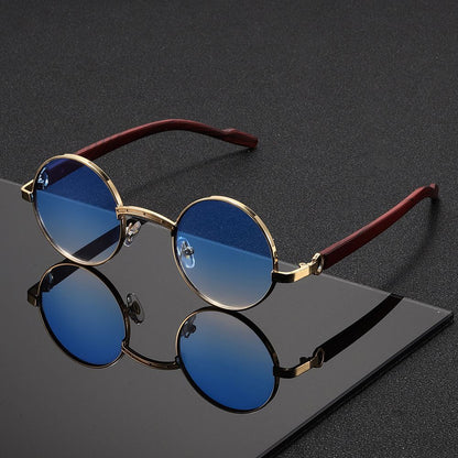 A pair of new vintage round small-frame high-quality luxury Women's glasses, also suitable for men to create a unique style.
