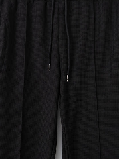 Men's Sporty Color Block Zip-Up Jacket & Joggers Set - Polyester Blend, Perfect for Spring/Fall