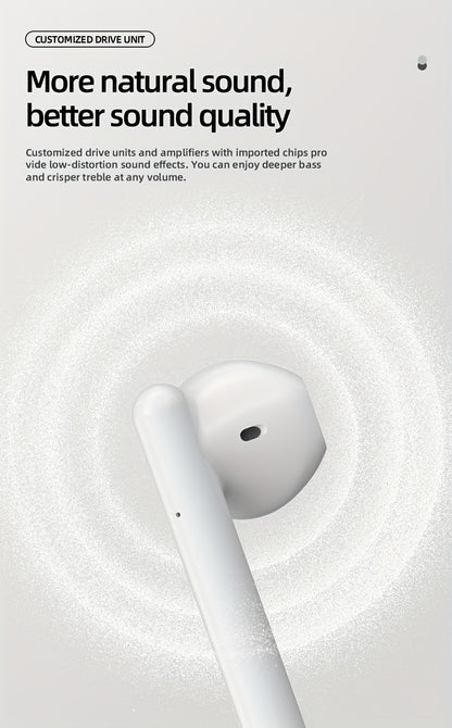 2025 New TWS Wireless Earphones - Truly Wireless And Ergonomic Design, Providing Ultimate Comfort for HIFI Sound, with Bass, ACC Stereo High-Definition Calling Functions