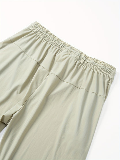 Men's sports trousers that absorb moisture and sweat, keep you dry and breathable, with pockets and drawstrings, zipper details, soft and comfortable soft-touch Men's jogging pants, lightweight and durable sports trousers, cl