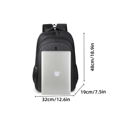 1pc Oxford Cloth Large Capacity Multifunctional Men'S Backpack, Laptop Backpack, Business Backpack, Student Schoolbag Suitable for Commuting and Business