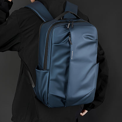 Tic-Tac-Toe Men'S Lightweight Large Capacity Backpack - Casual Minimalist Design with Multiple Compartments, Durable Fabric for Outdoor Travel, Commuting & Work, Travel Backpack, Commuting Bag, Modern Backpack, Sturdy Constru