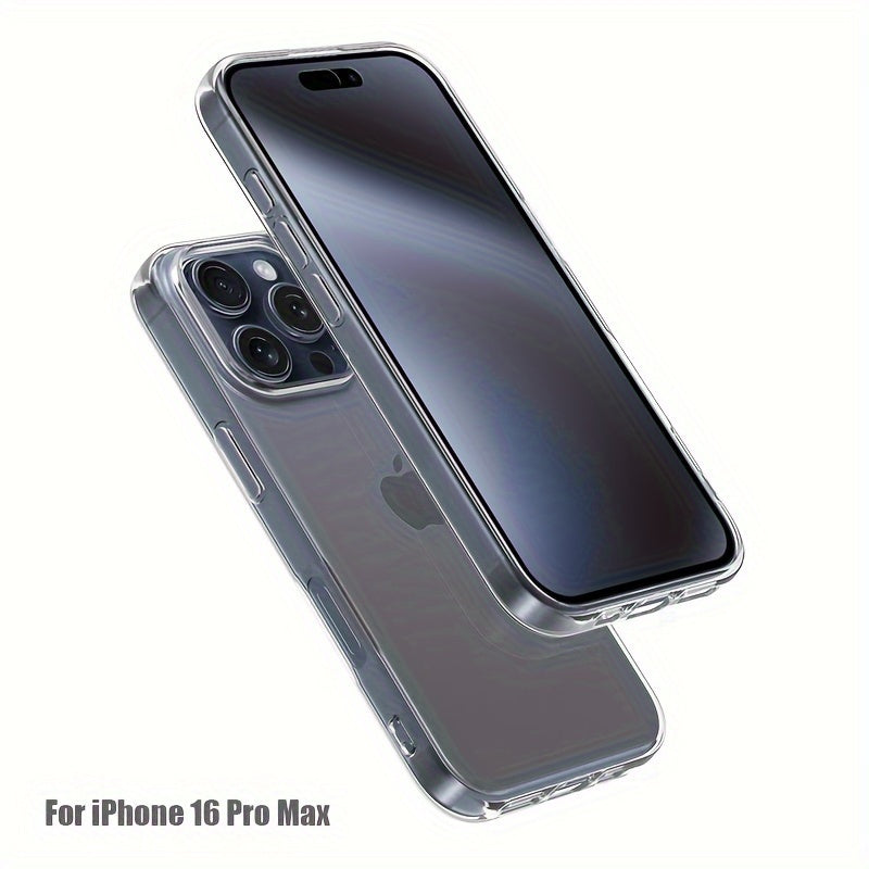 Բջջային հեռախոսի պատյան Iphone 16 Pro Max-ի համար, Բջջային հեռախոսի թափանցիկ պատյան Iphone 16 Plus-ի համար, պարզ և բարակ պաշտպանիչ պատյան TPU փափուկ պատյան