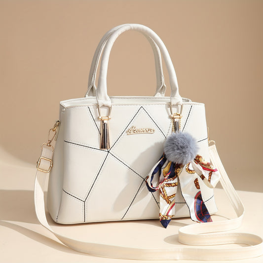 Gift for Mom: New Fashionable and Elegant Women's Handbag, Simple Shoulder Crossbody Handbag, Versatile Commuter Bag, Perfect Gift