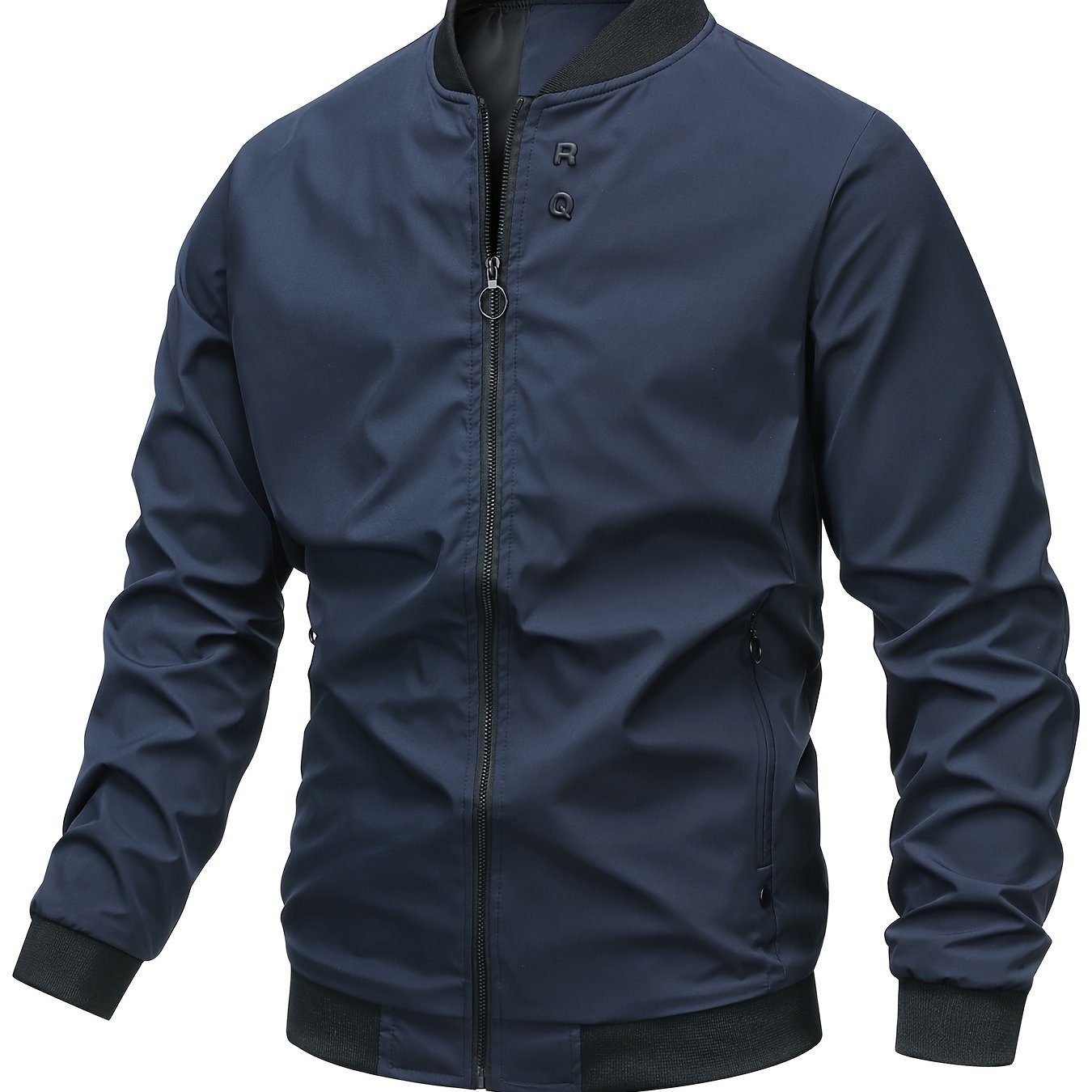 Men's Lightweight Spring Fall Windbreaker Jacket Coat Men's Windproof Outdoor Casual Stylish Zipper Pocket Jacket
