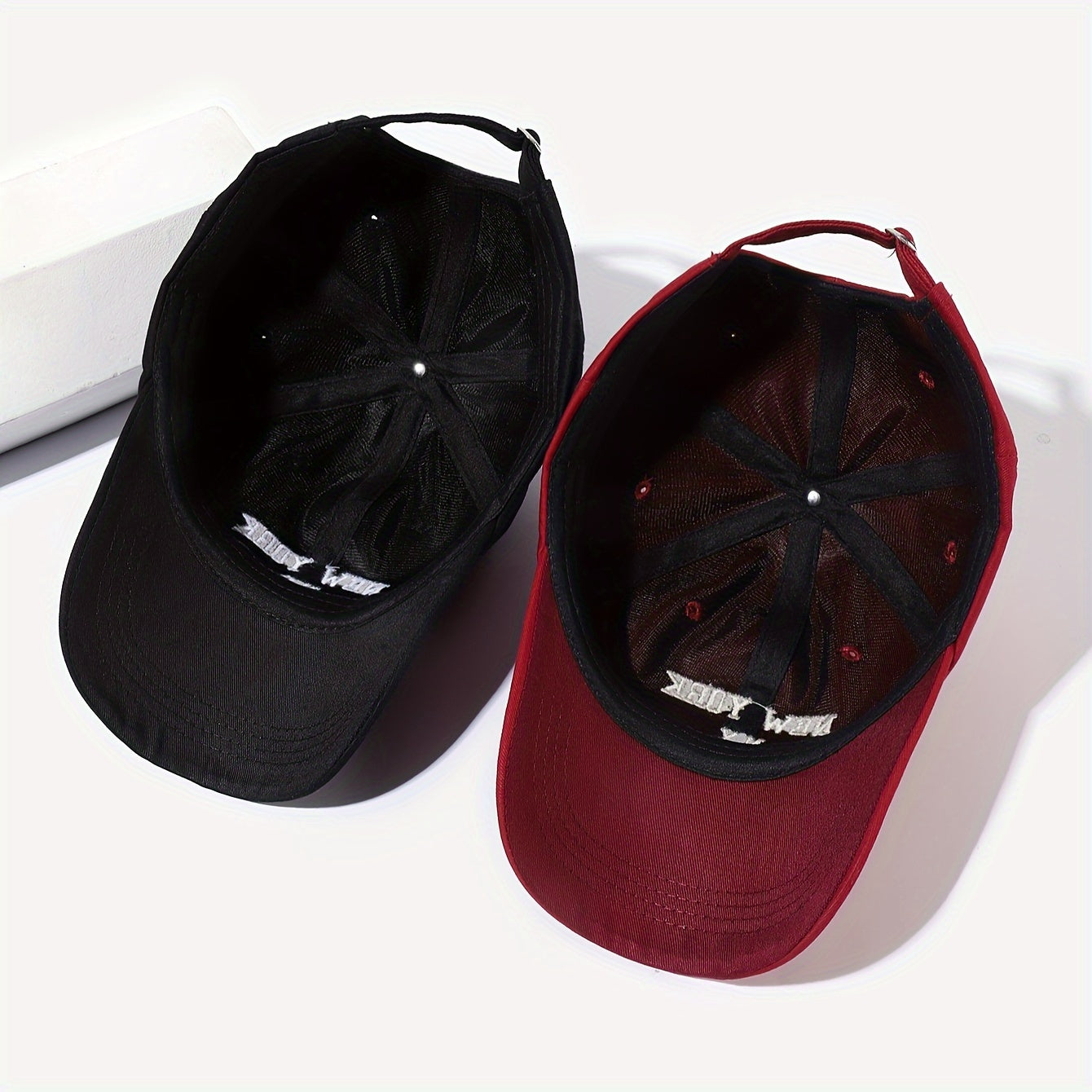 2pcs NEW YORK N.Y. Embroidered Baseball Cap Set, Suitable For Outdoor Leisure Vacation