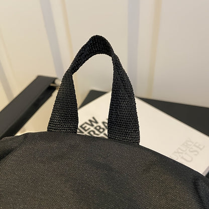 1pc Large Capacity Foldable Backpack - Lightweight Business Laptop Bag with Zipper Closure, Adjustable Shoulder Straps (Up to 50cm), Spacious Main Compartment - Durable Polyester Backpack for Men, Professionals, Students - Tr