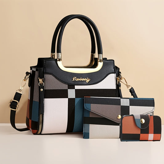Bag Women'S Bag Popular New Versatile Multi-Piece Set Shoulder Crossbody Bag High-Quality Unique Design Handbag Thanksgiving Gift