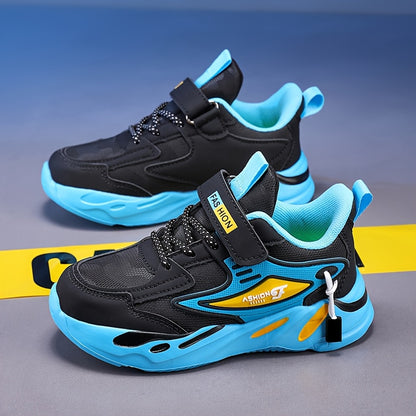 Boys' Athletic Shoes, Stylish Kids' Sneakers, Versatile Fashion Running Shoes for Boys, Perfect for Autumn And Winter School Running.