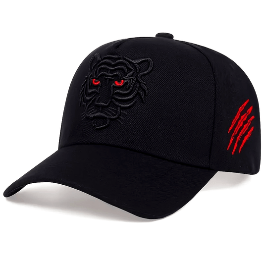 Valentine'S Day New Tiger Embroidered Baseball Cap Summer Recreational Trucker Cap