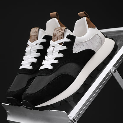 Men'S Casual Fashion Sneakers - Versatile & Stylish Dad Shoes with Rubber Sole, Lace-Up, Round Toe, Low Top Design for Outdoor, Hiking & Everyday Wear, Hiking Footwear|Modern Sneakers|Durable Rubber Sole