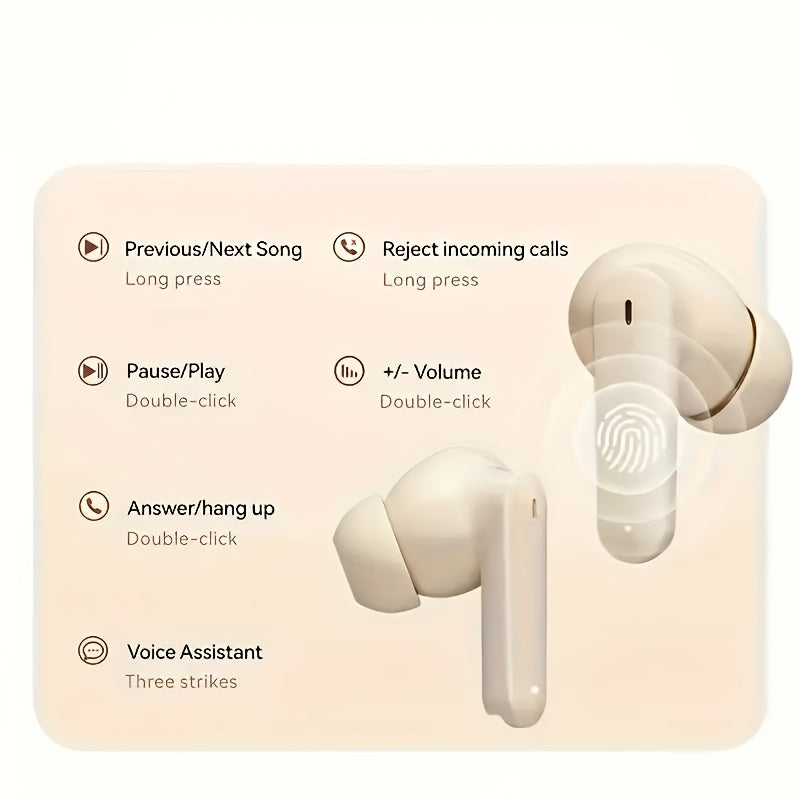 2025 New Model of Wireless Earphones with LED Battery Display, Long-Lasting Battery Life, and High-Fidelity Sound Quality That Feels Like a Music Feast. They Provide a Comfortable and Stylish Earbud Experience, Available in T