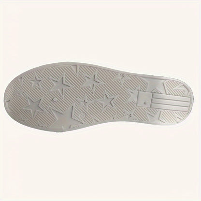 Men's Trendy Street Style Low Top Skateboard Shoes, Comfy Non Slip Lace Up Casual Sneakers For Men's Outdoor Activities