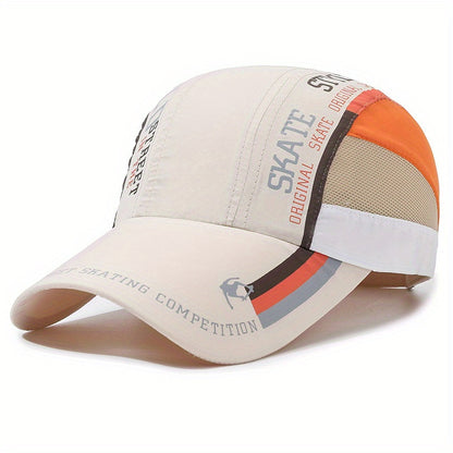 Summer Baseball Cap for Outdoor Sun Protection, Breathable And Quick-Drying, Suitable for Both Men And Women, Ideal for Sports, Travel, And Hiking, with a Thin Design.