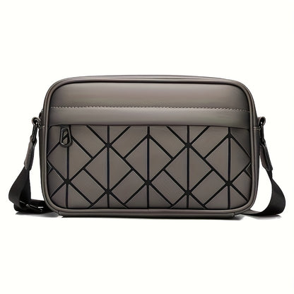 Men's Crossbody Bag with Adjustable Strap - Sleek Minimalist Purse, Spacious Interior for Everyday Commute, Formal & Casual Outings - Durable Crossbody Backpack for Men