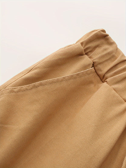 Men's Cargo Pants Outdoor Hiking Multi-Pocket Utility Long Trousers, Casual Style, For All Seasons