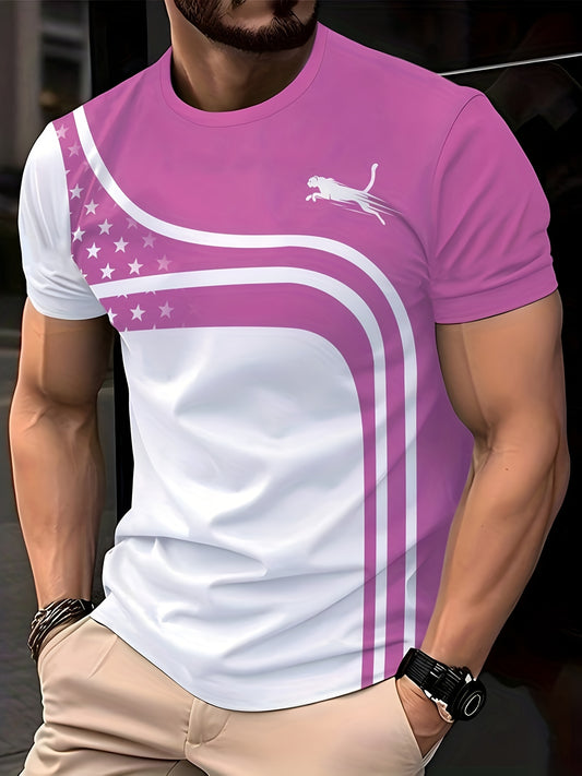 Men's Fashion Casual Round Neck T-shirt