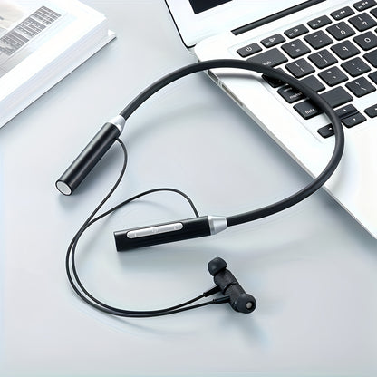 Wireless Neckband Headphones, Wireless 5.3, High-Capacity, Ultra-Long Battery Life, with Microphone for Noise Cancelling Clear Calls, In-Ear Earbuds Earphones, Booming Sound, for Sports Running Music Workout Gym, for Samsung