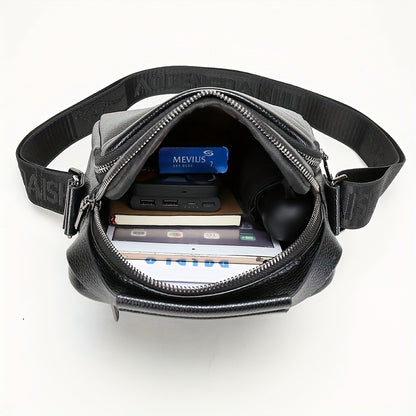 1pc Men's Shoulder Bag, Small Business Handbag, Fashion Casual Backpack