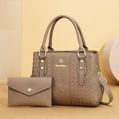 Bag Women'S Versatile High-end New Fashion Multi-piece Set Large Capacity Niche Versatile Women'S Shoulder Crossbody Handbag Large Bag Thanksgiving Gift