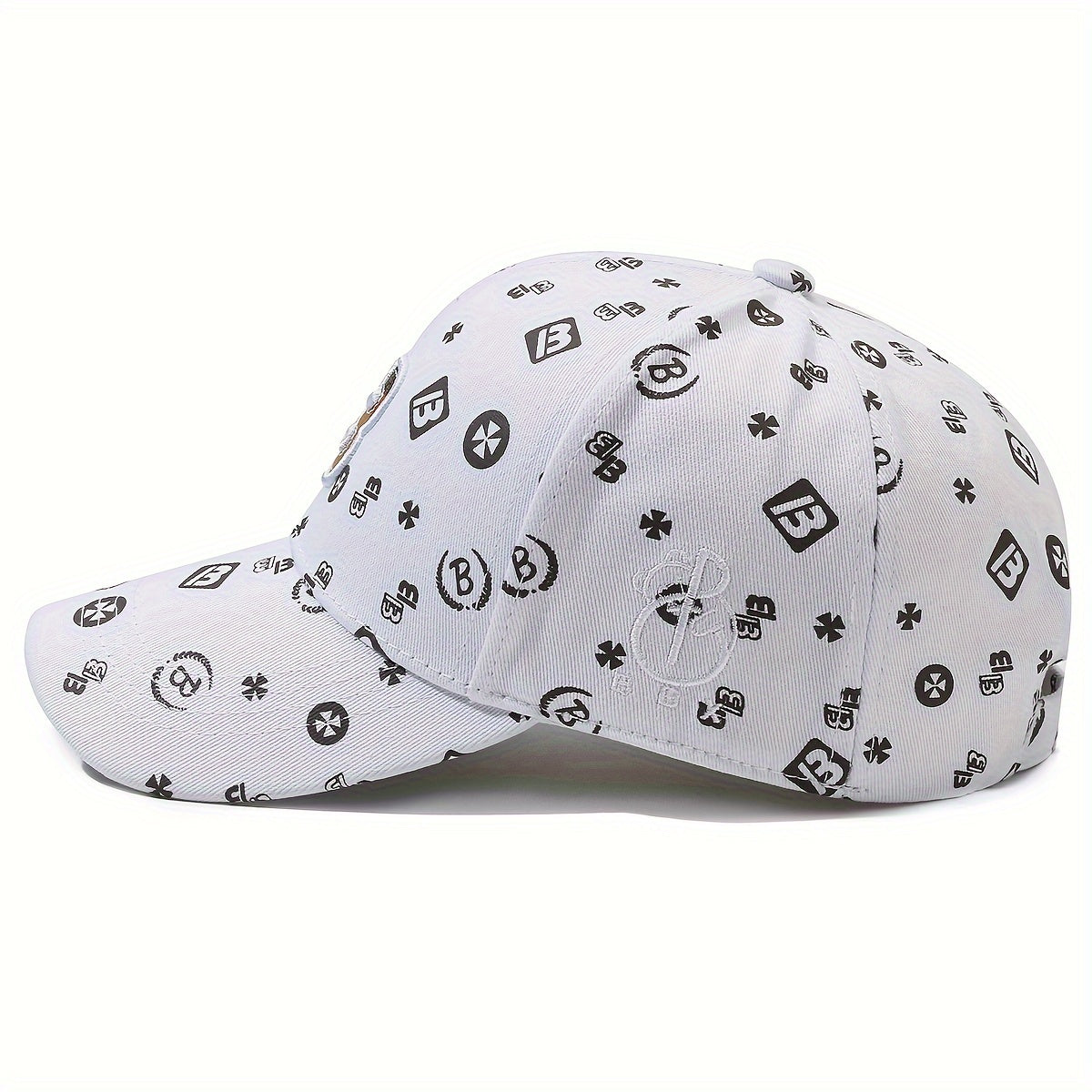 Embroidered Letter B Spring Autumn Casual Duckbill Cap Unisex Baseball Hat New Fashion Lightweight Adjustable Hat