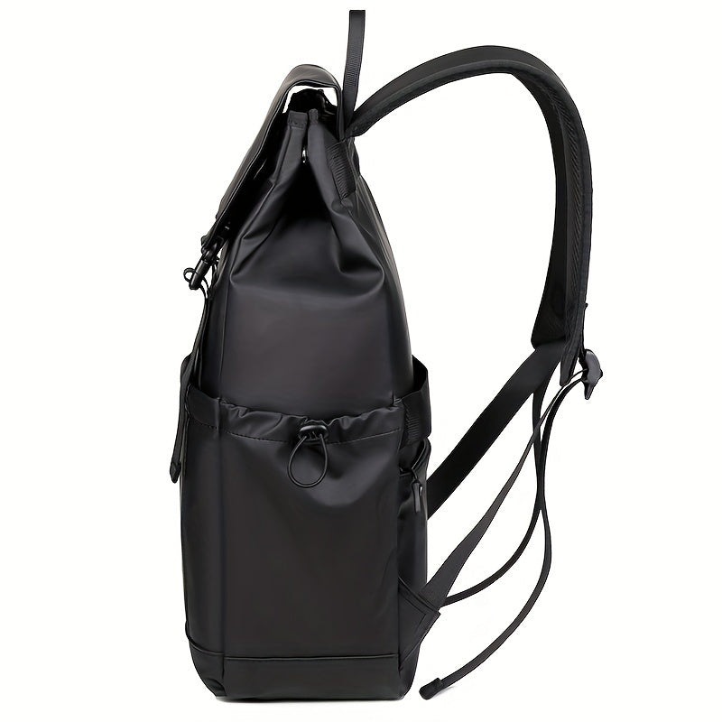 Stylish Men's Large Capacity Backpack - Perfect for Daily Commute, Business Travel & Casual Outings | Durable Fabric, No Battery Required