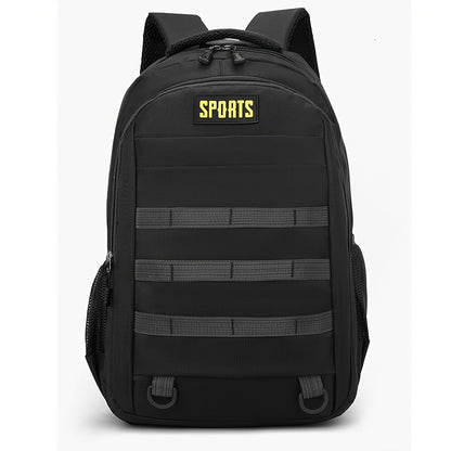 Sleek Urban, Men's Versatile Backpack for Travel, Camping & Cycling - Large Capacity, Business Laptop Compartment, Durable Nylon