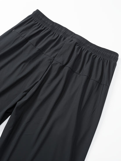 Men's sports trousers that absorb moisture and sweat, keep you dry and breathable, with pockets and drawstrings, zipper details, soft and comfortable soft-touch Men's jogging pants, lightweight and durable sports trousers, cl