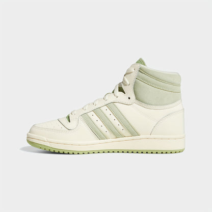 Adidas Women's Clover High-Top Sneakers - Casual Striped Lace-Up Shoes with Synthetic Cover Upper, Breathable Fabric Lining & Durable Rubber Sole for All-Season Wear (GX0815), Comfortable Footwear, Laceup Closure, Everyday Fo
