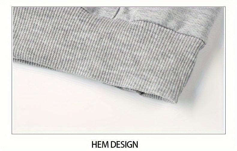 Men's Hooded Sweatshirt Set - 2024 New Autumn Casual Sporty Long Sleeve Outfit for Men