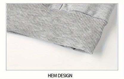 Men's Hooded Sweatshirt Set - 2024 New Autumn Casual Sporty Long Sleeve Outfit for Men