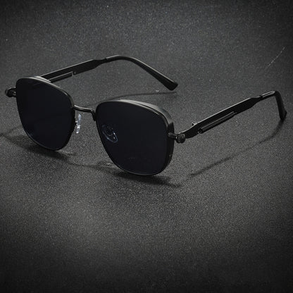 1 retro style, metallic texture, exquisite fashion glasses, unisex decorative dark sheet, suitable for parties and daily wear