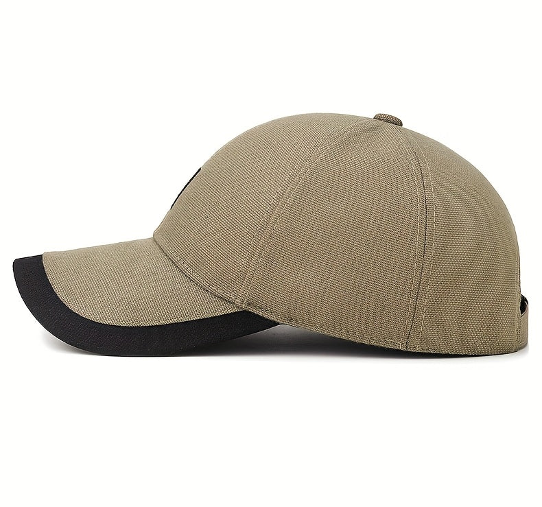 Spring Fashion Color Blocking Sunshade Hat, Outdoor Casual Sports Baseball Cap