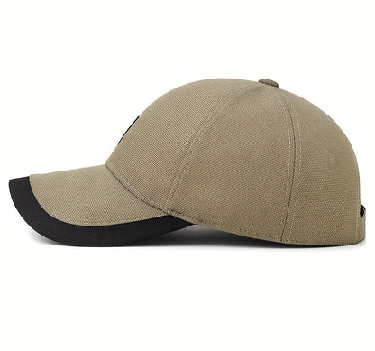 Spring Fashion Color Blocking Sunshade Hat, Outdoor Casual Sports Baseball Cap