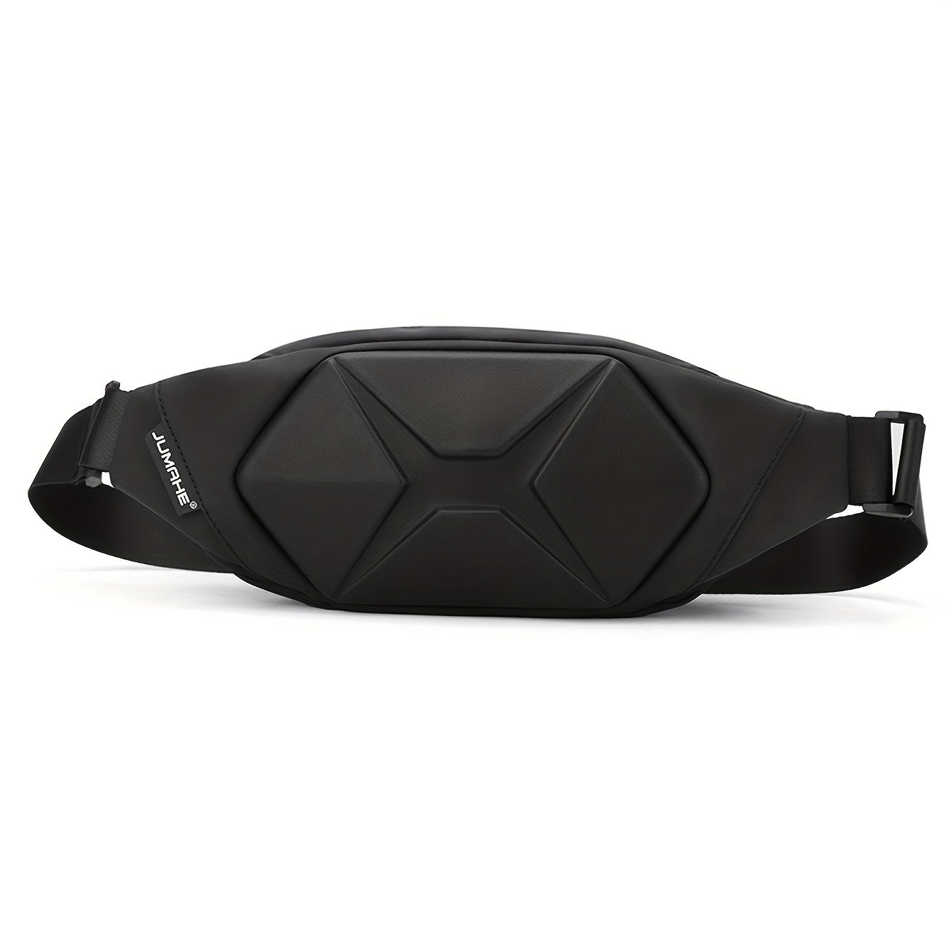 1pc Men's New Fashion Hard Shell Bag, Chest Bag Outside Crossbody Bag, Sports Bag Casual Fanny Backpack