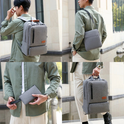 3pcs Set of Backpacks, Simple and Fashionable for Women and Men, Laptop Backpack with Shoulder Bag and Handbag, Suitable for Travel and Business Use
