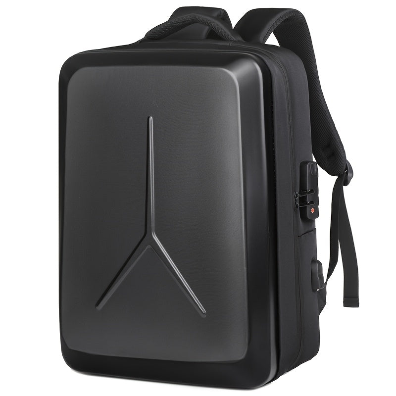 Business Backpack New Style High-grade Three-dimensional Hard Shell Men's Backpack Multi-function Large-capacity Computer Bag Leisure Anti-theft Commuter Backpack