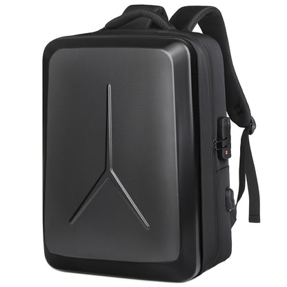 Business Backpack New Style High-grade Three-dimensional Hard Shell Men's Backpack Multi-function Large-capacity Computer Bag Leisure Anti-theft Commuter Backpack