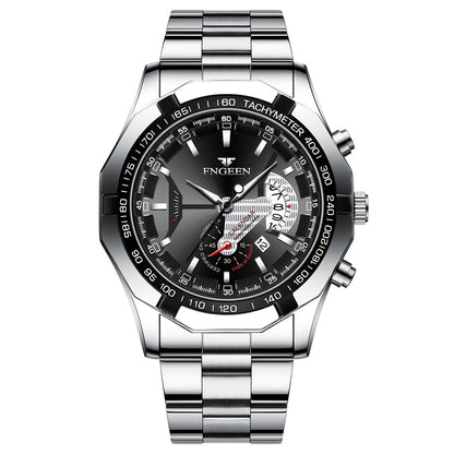 Men's Large Dial Watch, Creative Calendar Wrist Watch