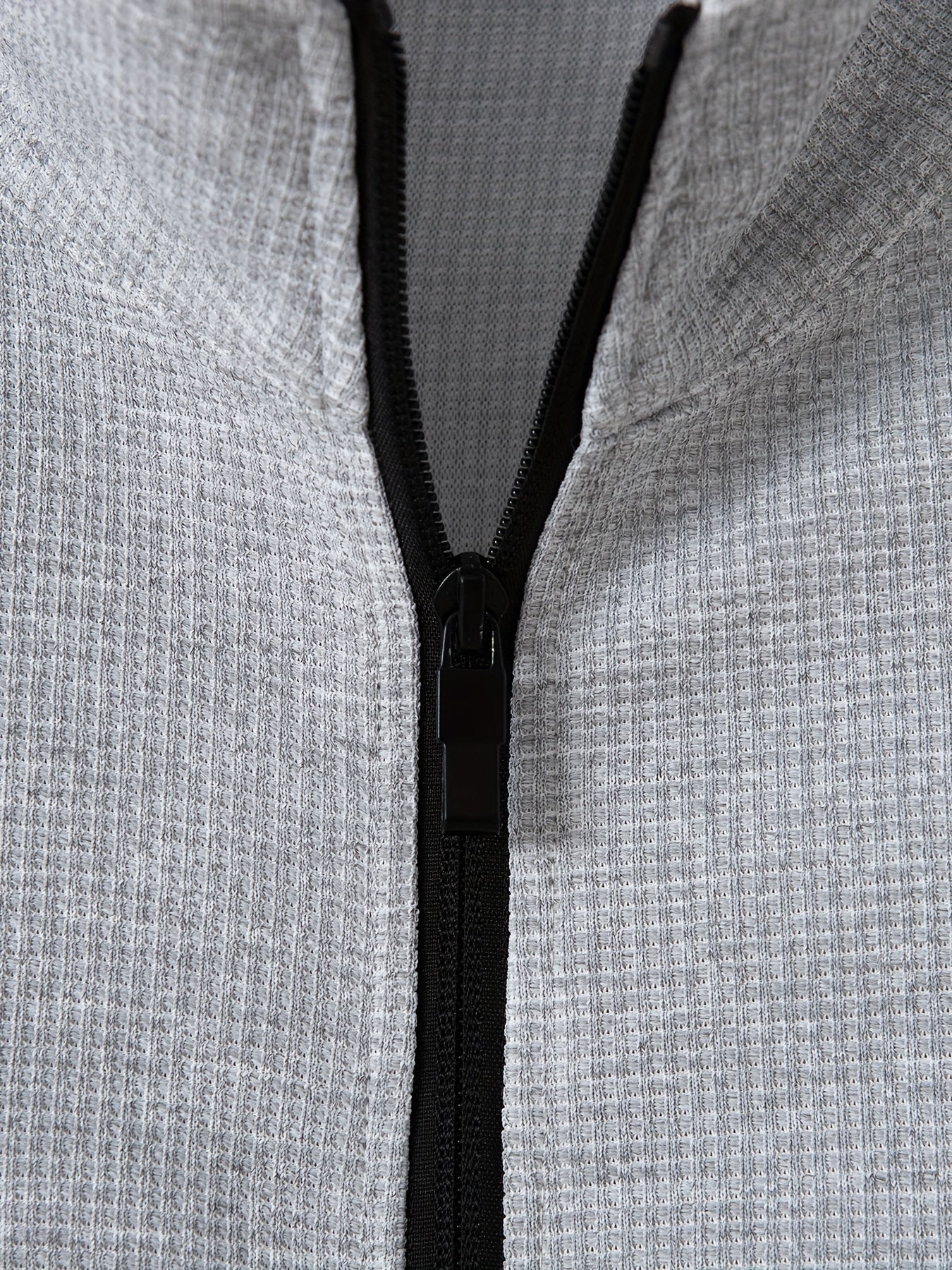 Men's Sporty Color Block Zip-Up Jacket & Joggers Set - Polyester Blend, Perfect for Spring/Fall