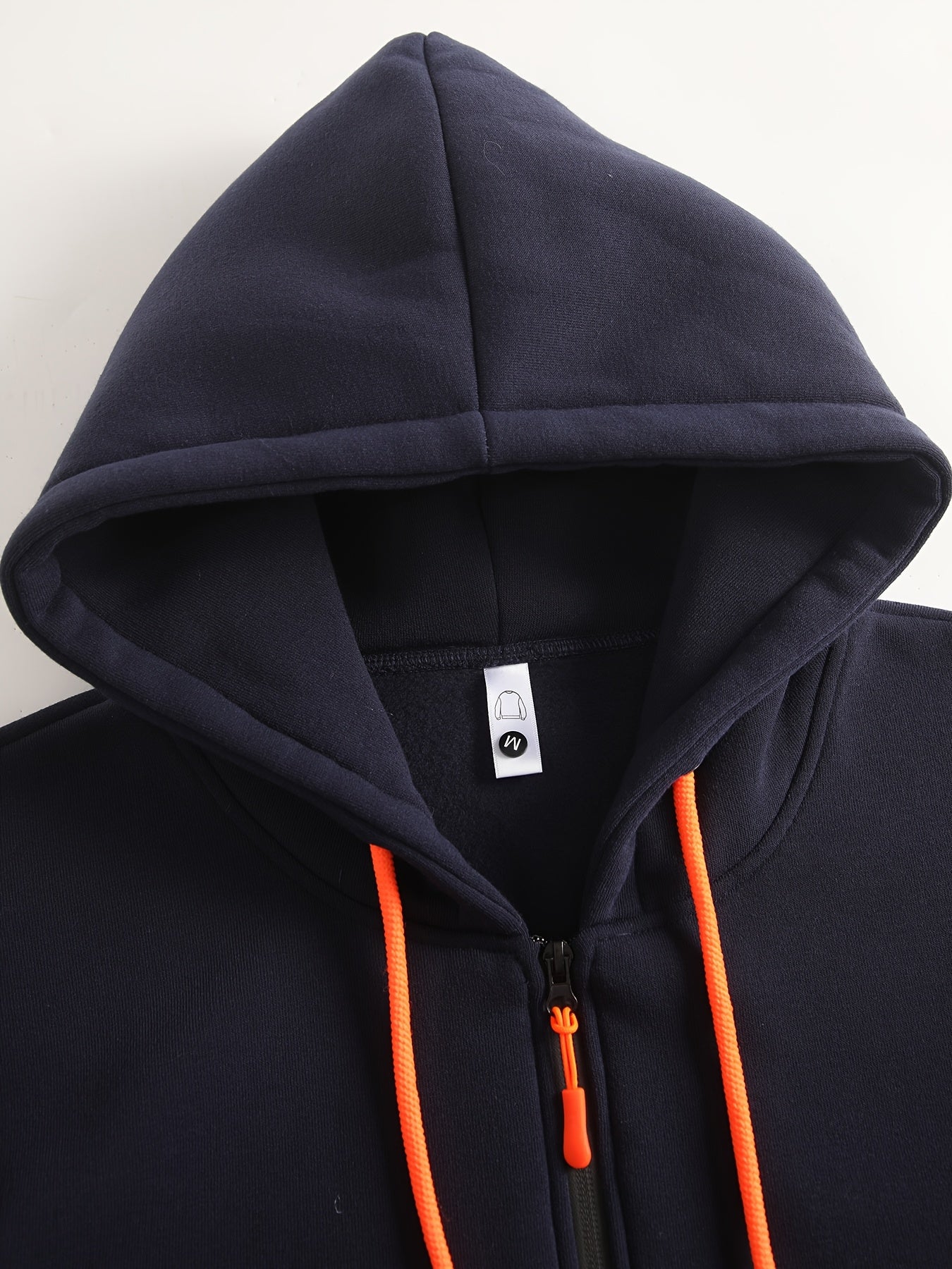 2pcs Men's Solid Color Hooded Long Sleeve Sweatshirt and Jogger Set, Suitable for Spring, Autumn, and Winter Sports Casual Outfit