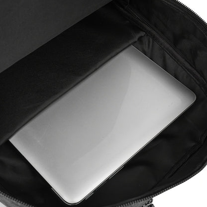 Men's Business Casual Commuter Backpack - Multi-Pocket Convertible Shoulder Bag with Suitcase Attachment, Sleek Minimalist Design for Work Travel & Daily Use, Travel Bag