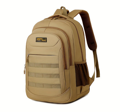 Leisure Backpack, Large Capacity Backpack, Suitable for Men and Women, Height 48cm, Length 33cm, Thickness 20cm, Can Hold 17-inch Laptop, Equipped with Adjustable Shoulder Straps, Ideal Choice for Daily Outdoor Commuting, Tra
