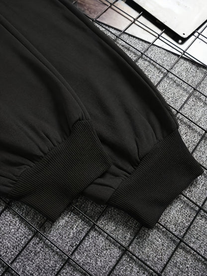2pcs Set, Men'S Casual Loungewear, Gift, Fashion Print, Round Neck T-Shirt with Drawstring Pants, Outfit