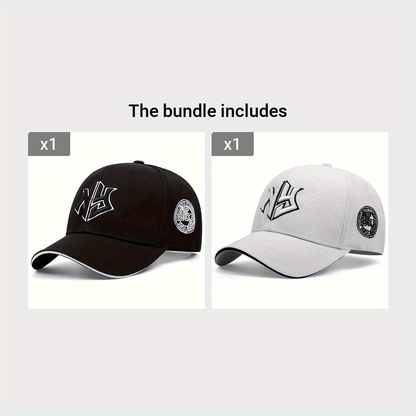 NY Embroidered Baseball Cap - Stylish Black Polyester Hat with Golden "NY" Design, Perfect for Spring & Fall Sports and Casual Wear, Casual Headwear | Embroidered Cap | Polyester Cap