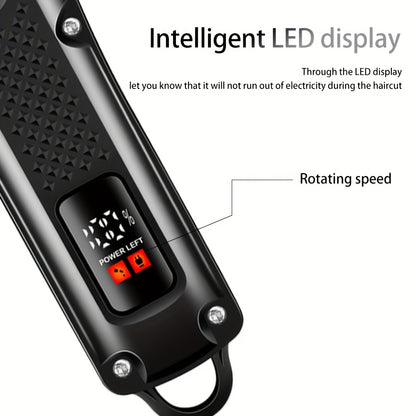 USB Rechargeable Electric Hair Clippers | Professional Home Barber | Portable Hair Trimmer | Black Design | Stylish Hair Cutting Tool | Modern Hair Clipper | Compact Hair Trimmer